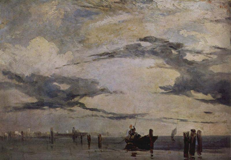 View of the Lagoon Near Venice